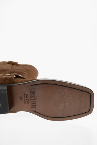 Stivali In Pelle Scamosciata ROXY BOOT Con Punta Squadrata