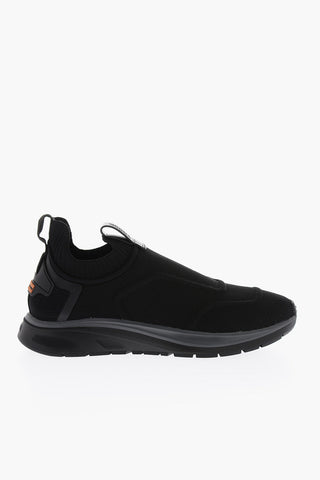 Braided Fabric TM TRAINER Slip on with Leather Logo