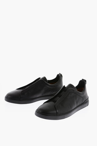 Sneakers TRIPLE STITCH in Pelle Martellata