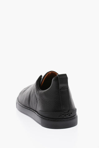 Sneakers TRIPLE STITCH in Pelle Martellata