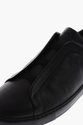 Sneakers TRIPLE STITCH in Pelle Martellata