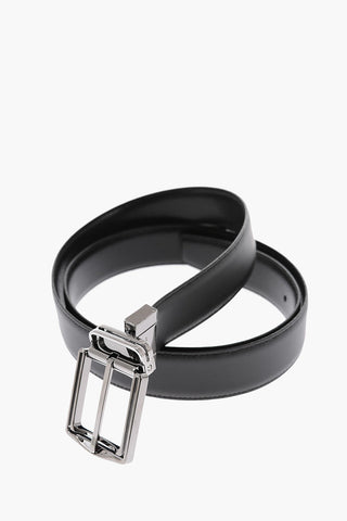 Cintura Reversibile in Pelle 35mm