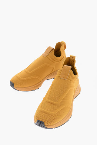 Sneakers Slip on TM TRAINER a Tinta unita in Tessuto Intrecciato