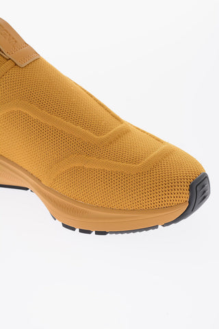 Sneakers Slip on TM TRAINER a Tinta unita in Tessuto Intrecciato