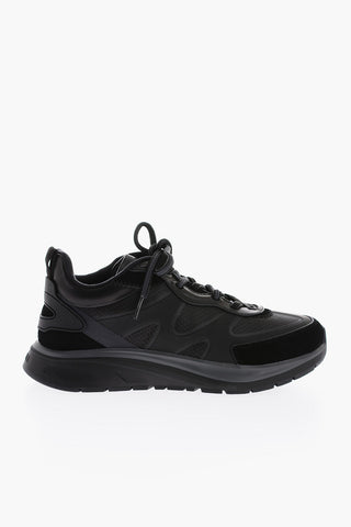Leather and Fabric UTE TRAINER Sneakers