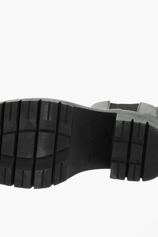 Leather Chelsea Boots with Lug Sole 7,5cm