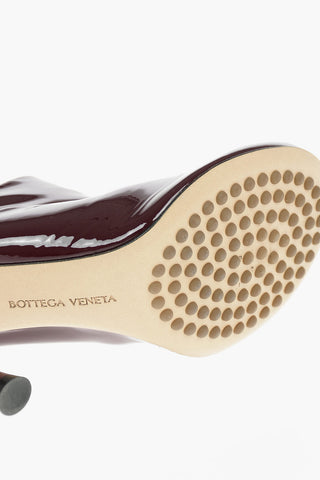 Polished Soft Leather DOT Mules with Round Toe 10cm