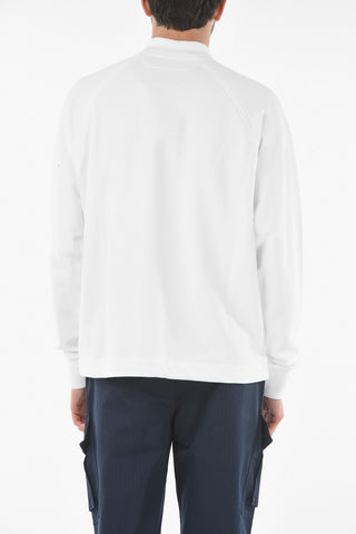  Brushed Cotton ZZEGNA Polo With Snap Buttons
