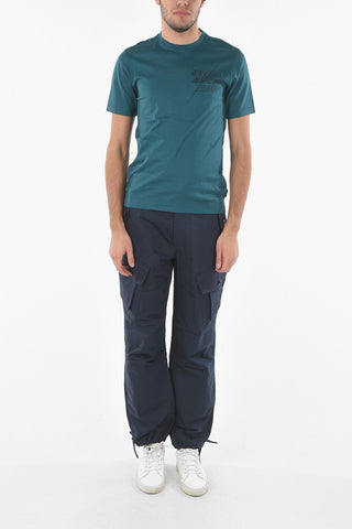 ZZEGNA T-shirt A Maniche Corte Stampata Logo