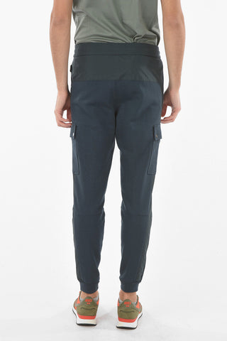 Brushed Cotton ZZEGNA Joggers With Coulisse And Side Pockets
