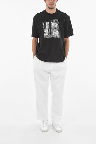 ZZEGNA Short Sleeved Printed T-shirt