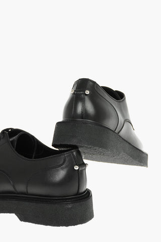 Leather PIERCED PUNK Derby Shoes