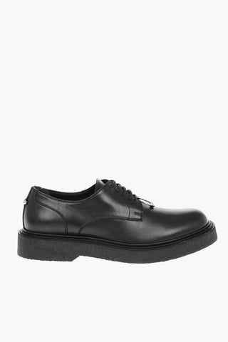 Leather PIERCED PUNK Derby Shoes