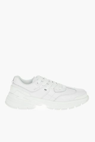 Leather BOLT01 Low-Top Sneakers with Piercing Detail