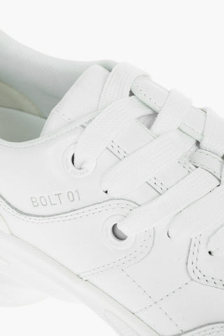 Leather BOLT01 Low-Top Sneakers with Piercing Detail