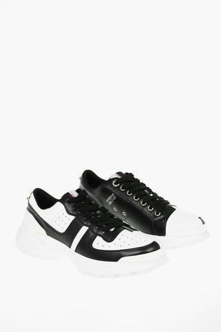 Two-Tone Leather HYBRID BOLT 09 Sneakers