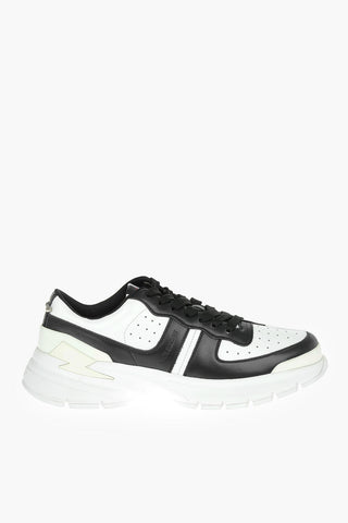 Two-Tone Leather HYBRID BOLT 09 Sneakers