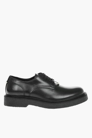 Leather PIERCED PUNK Derby Shoes