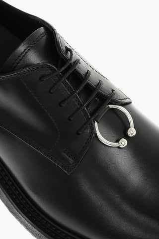 Leather PIERCED PUNK Derby Shoes
