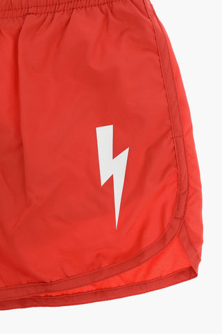 2 Pockets SINGLE THUNDER Shorts Swimsuit with Drawstring on the Waist