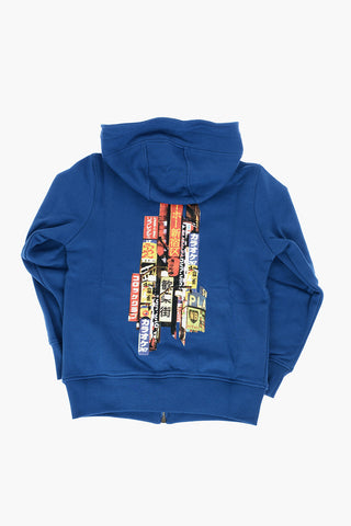 Felpa Hoodie SHINJUKU-SOHO a 2 Tasche con Chiusura Zip