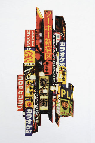 T-Shirt SHINJUKU-SOHO Girocollo con Stampa sul Fronte