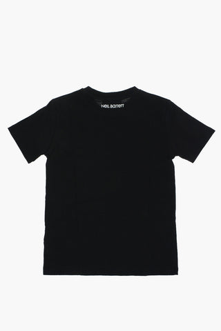 Front Printed Crew-neck MUSIC BOLT T-Shirt