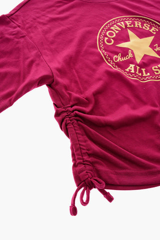 ALL STAR CHUCK TAYLOR Set Leggings e T-Shirt con Logo Stampato