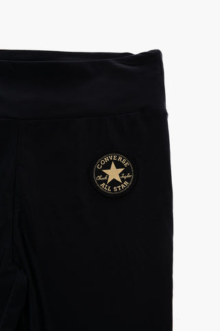 ALL STAR CHUCK TAYLOR Set Leggings e T-Shirt con Logo Stampato