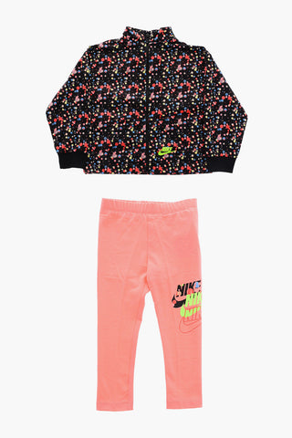 Leggings and Polka Dot Sweatshirt Set