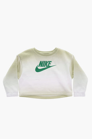 Leggings- und Rundhals-Sweatshirt-Set mit Farbverlauf