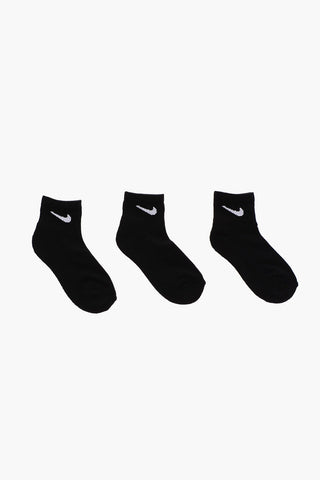 Long 3 Pairs Of Socks Set With Logo Embroidery