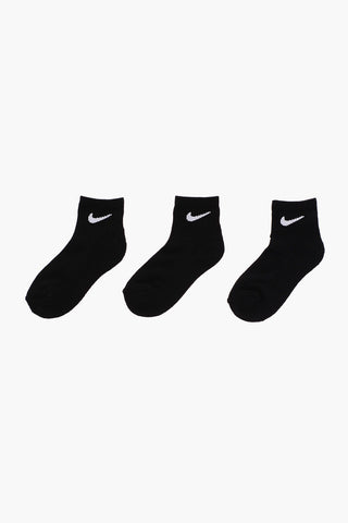 Long 3 Pairs Of Socks Set With Logo Embroidery