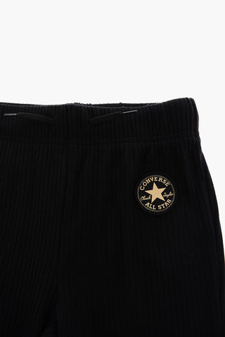 ALL STAR CHUCK TAYLOR Ribbed Joggers with Ankle Slit