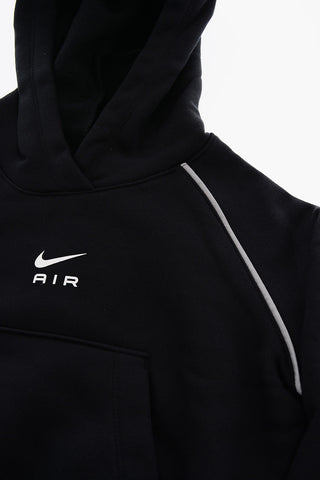 AIR Cropped Hoodie with Glitter Trims