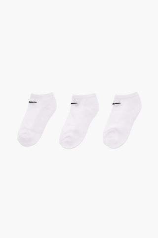 Contrasting Logo Solid Color 3 Socks Set
