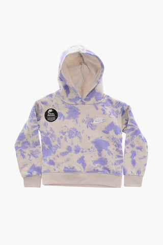 Set aus Kapuzen-Sweatshirt im Tie-Dye-Effekt und Leggings