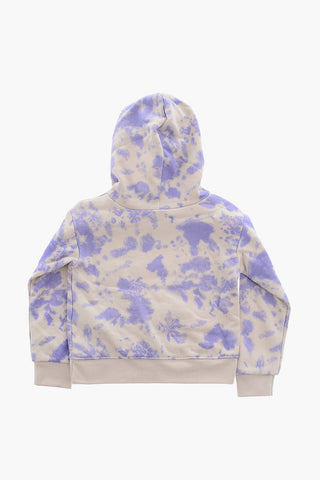 Set aus Kapuzen-Sweatshirt im Tie-Dye-Effekt und Leggings