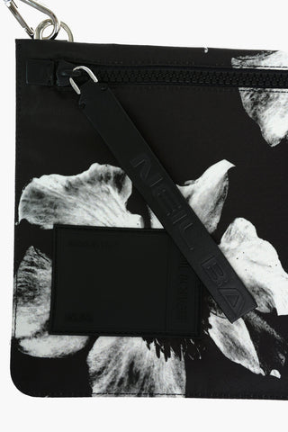 Flowers Printed Sacoche Bag