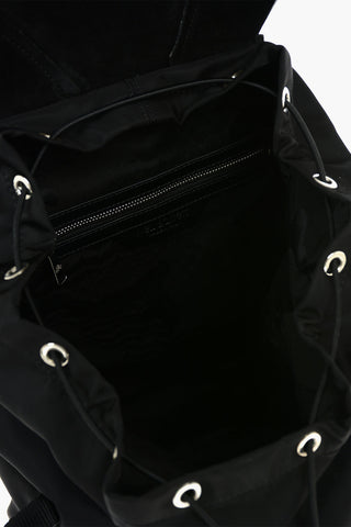 Leather Trimmings Fabric FAIRISLE THUNDERBOLT Backpack