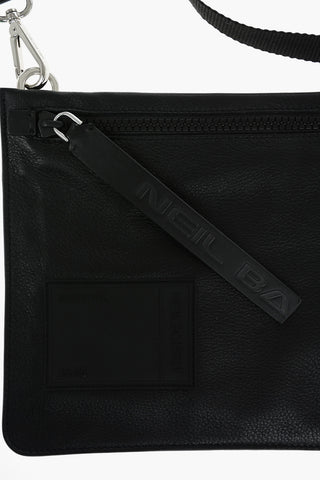Textured Leather Sacoche