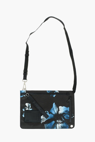 Flowers Printed Sacoche Bag