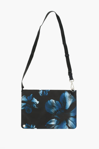 Flowers Printed Sacoche Bag