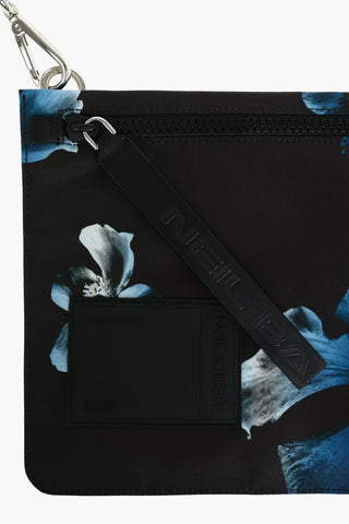 Flowers Printed Sacoche Bag