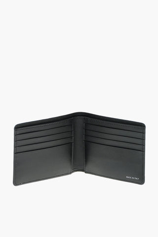 Solid Color Pebbled Leather Wallet