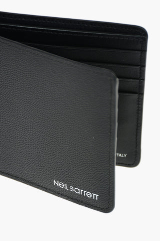 Solid Color Pebbled Leather Wallet
