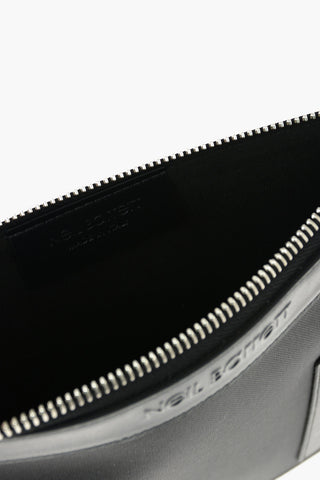 Nylon And Leather Trim VARSITY Pouch with Monogram