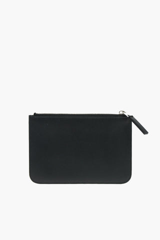 Pouch FAIRISLE THUNDERBOLT in pelle con chiusura zip