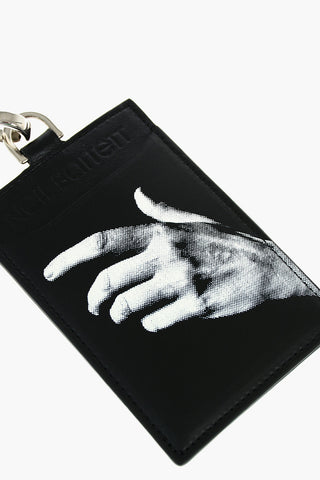 Leather THE OTHER HAND Badge Holder
