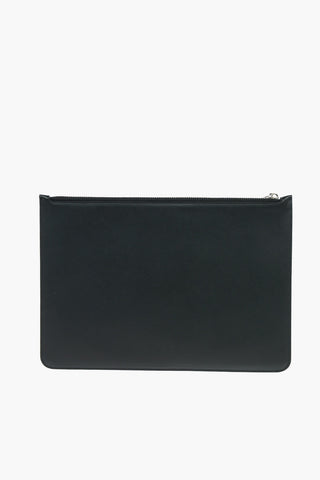Contrasting Printed Leather TIGER BOLT Pouch